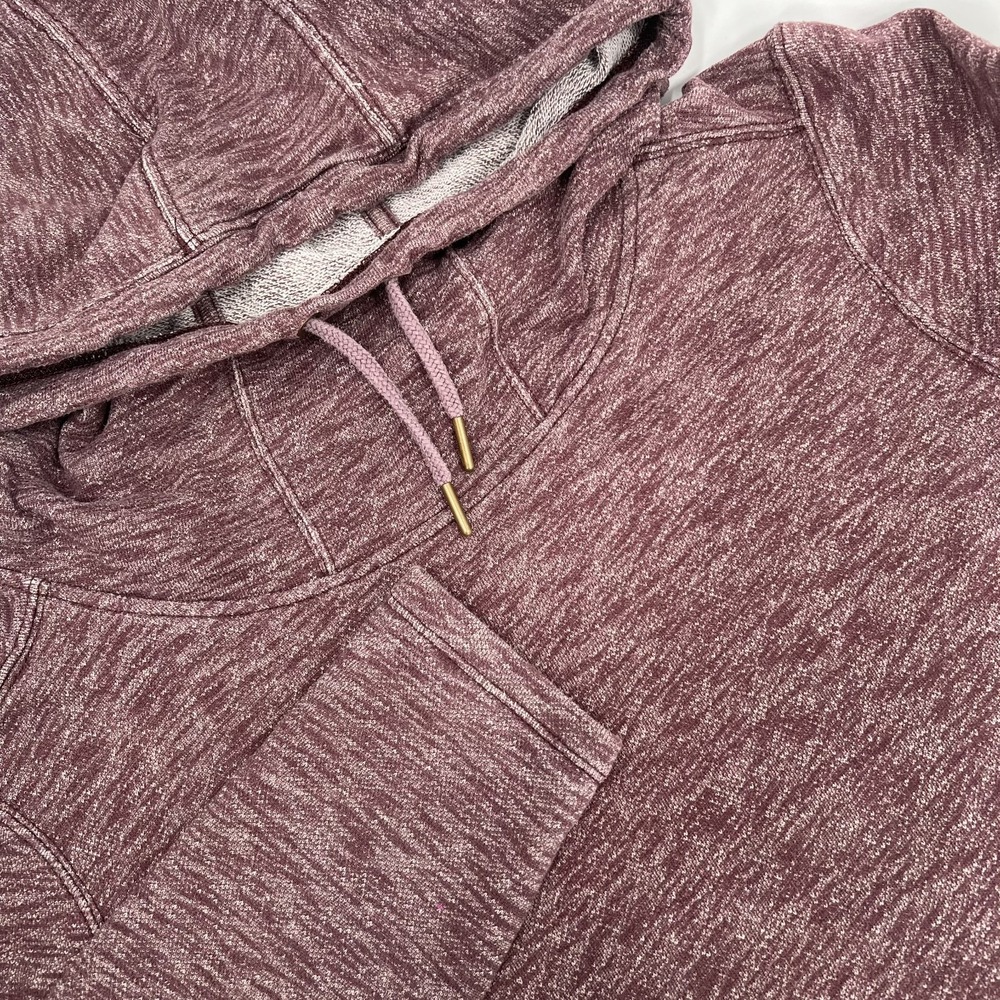 CARHARTT Women's XL Slightly Fitted Maroon Newberry Cowl Neck Hoodie Sweatshirt
